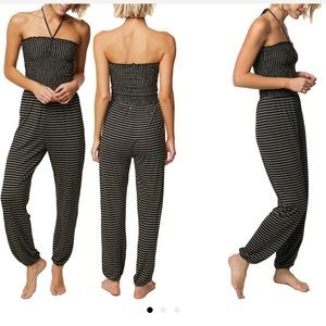 O'Neill Linque Stripe Knit Jumpsuit beach coverup